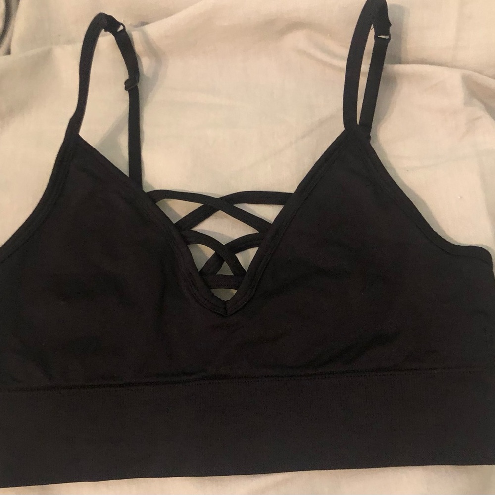 Black Strappy Bralette